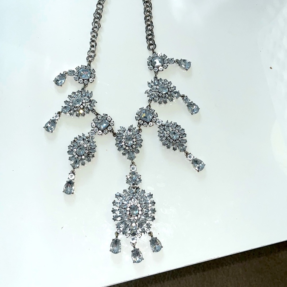 Crystal Statement Necklace - image 1